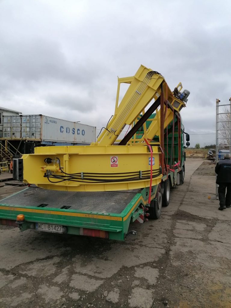 Załadunek opaski dla produktu DN 2500
