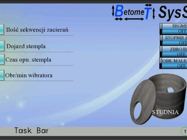 Sterowanie w maszynie Bigmaster