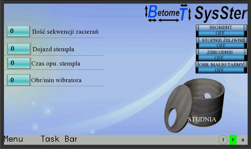 Sterowanie w maszynie Bigmaster
